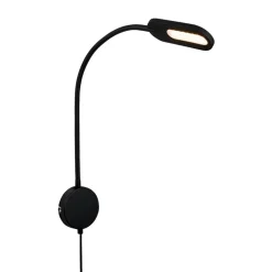 LED-vegglampe 2177015 med dimmer, svart