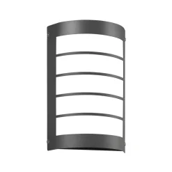 LED-vegglampe Aqua Marco Stål antracitt Raster Sensor