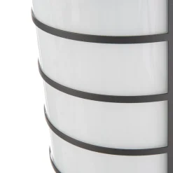 LED-vegglampe Aqua Marco Stål antracitt Raster Sensor