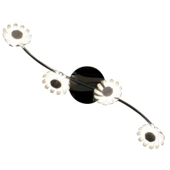 LED-vegglampe Bloom 4 lyskilder sølv