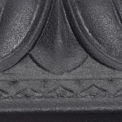 LED-vegglampe Iesse svart, saltvannsresistent