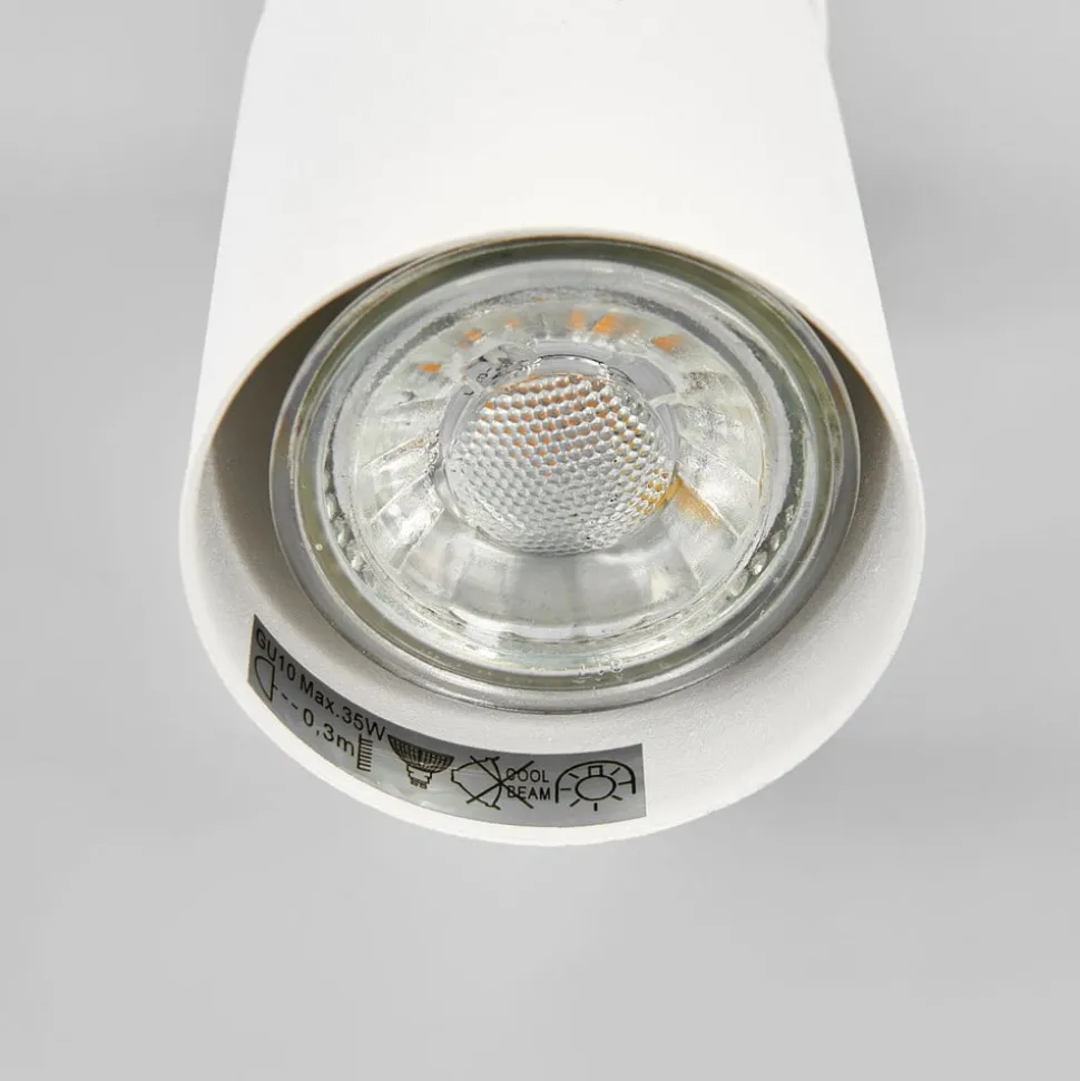 LED-vegglampe Passa, rund, hvit
