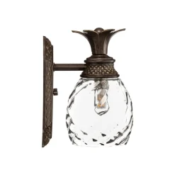 LED-vegglampe Plantation, strålende nedover