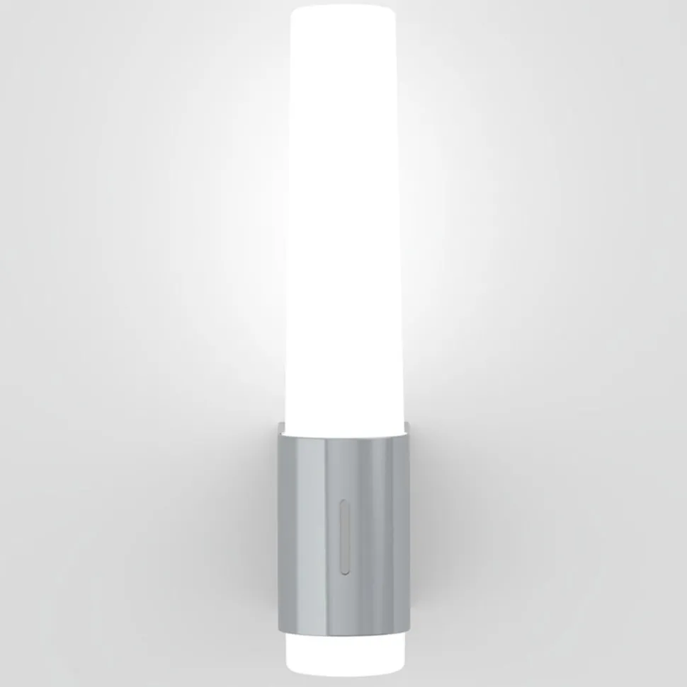 LED-vegglampe til bad Helva Night, krom