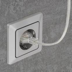 LED-vegglampe Tuso, nikkel, montering på seng, metall