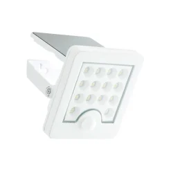 LED-veggspotlight Luton Sensor, hvit, bredde 13 cm