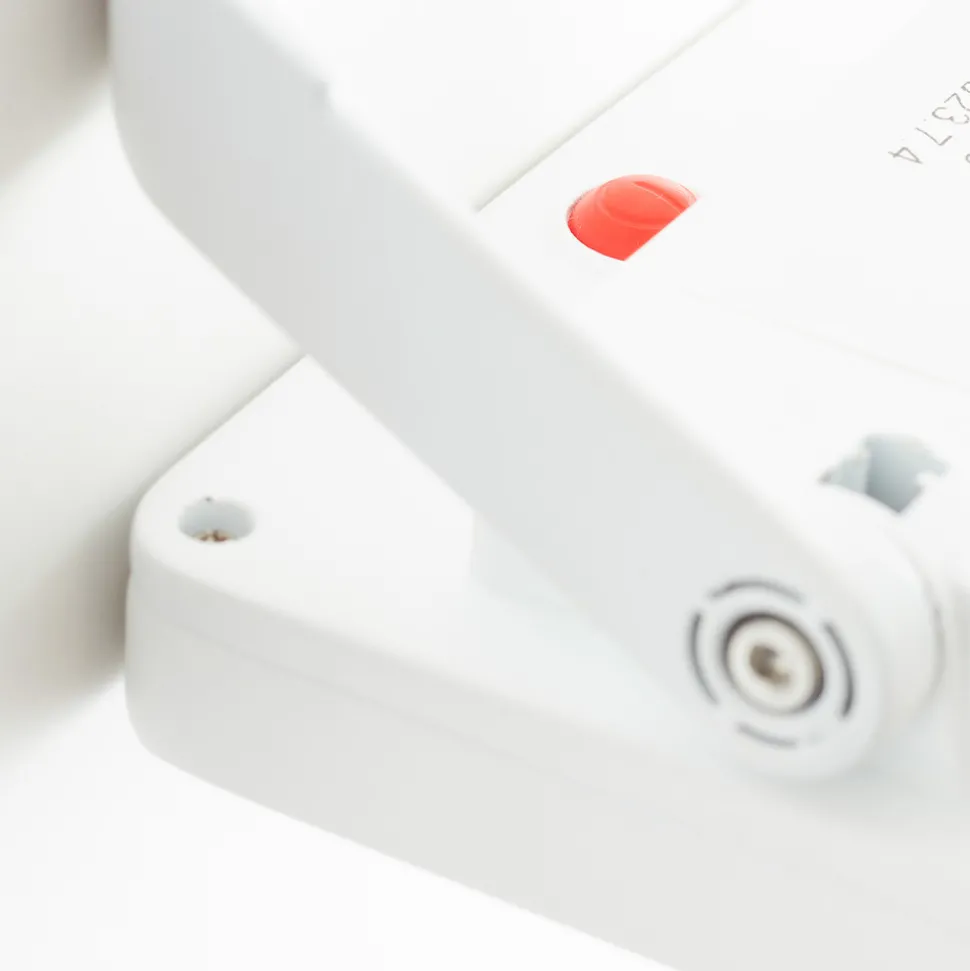 LED-veggspotlight Luton Sensor, hvit, bredde 13 cm