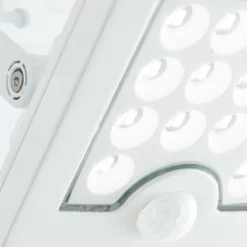 LED-veggspotlight Luton Sensor, hvit, bredde 13 cm