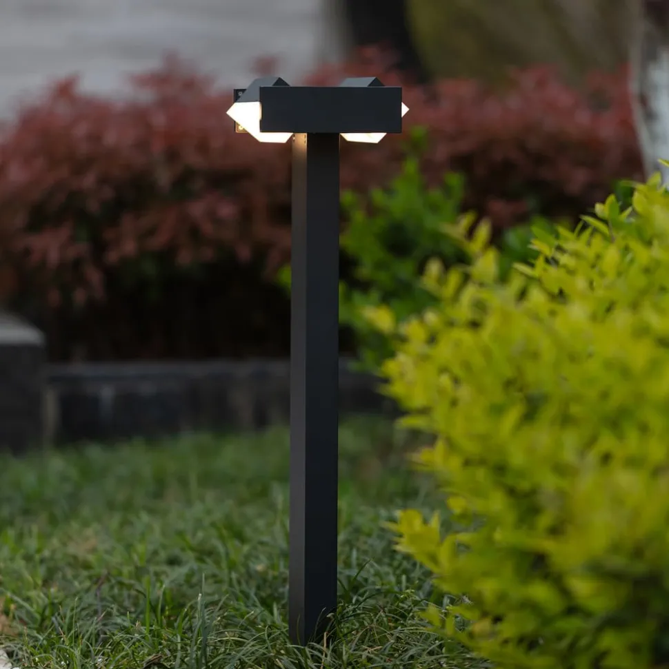 LED-veilampe Conroy med bevegelige spredere