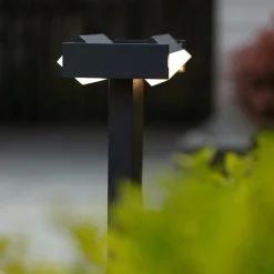 LED-veilampe Conroy med bevegelige spredere