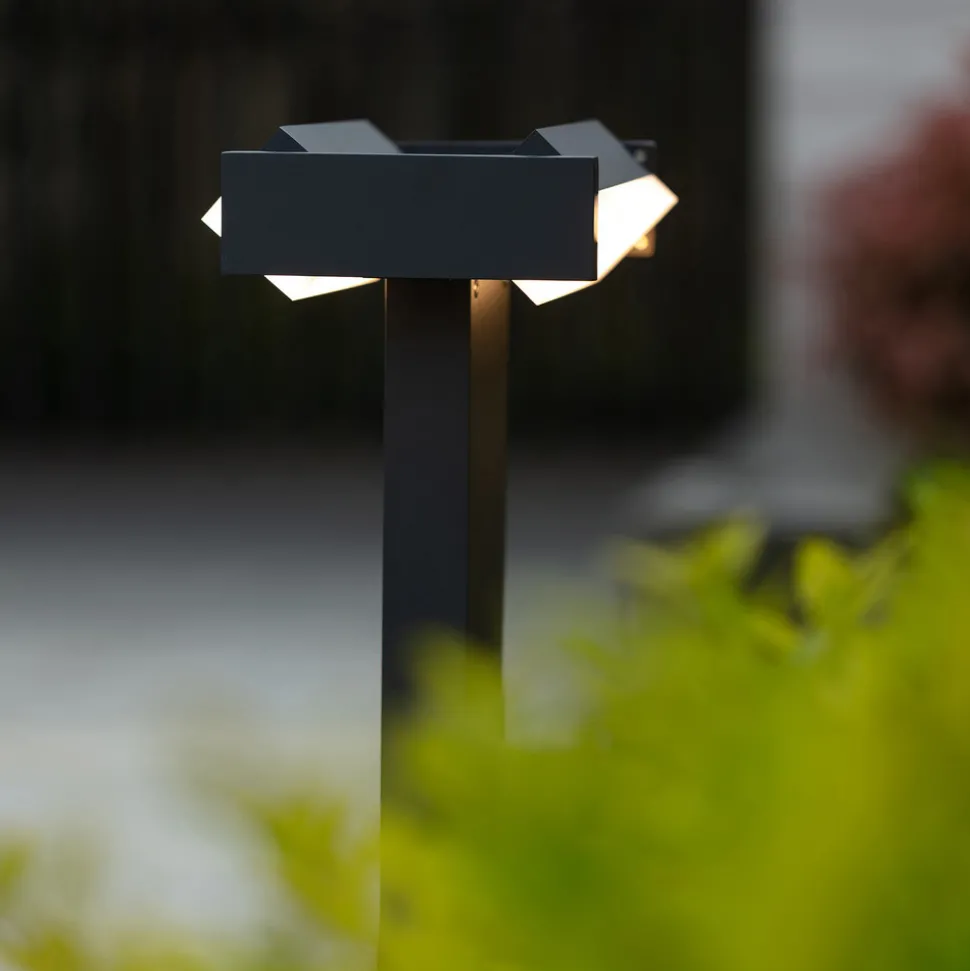 LED-veilampe Conroy med bevegelige spredere