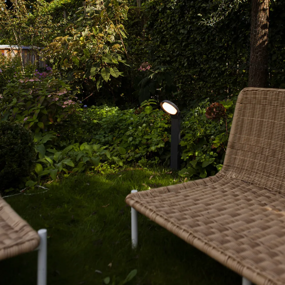 LED-veilampe Polo av støpt aluminium