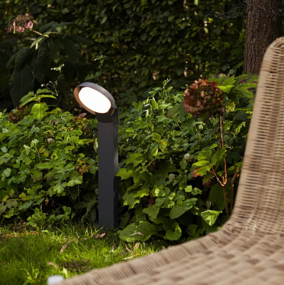 LED-veilampe Polo av støpt aluminium