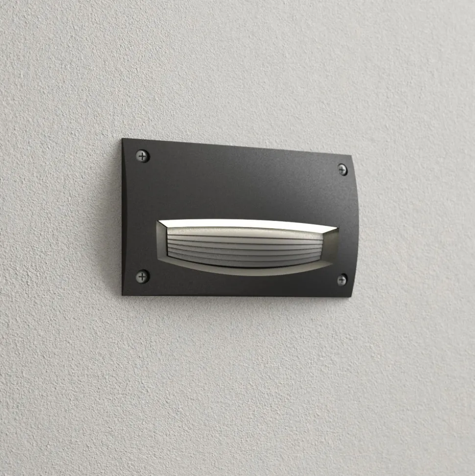 Leti LED-innfellingslampe 200-HS, svart opal CCT