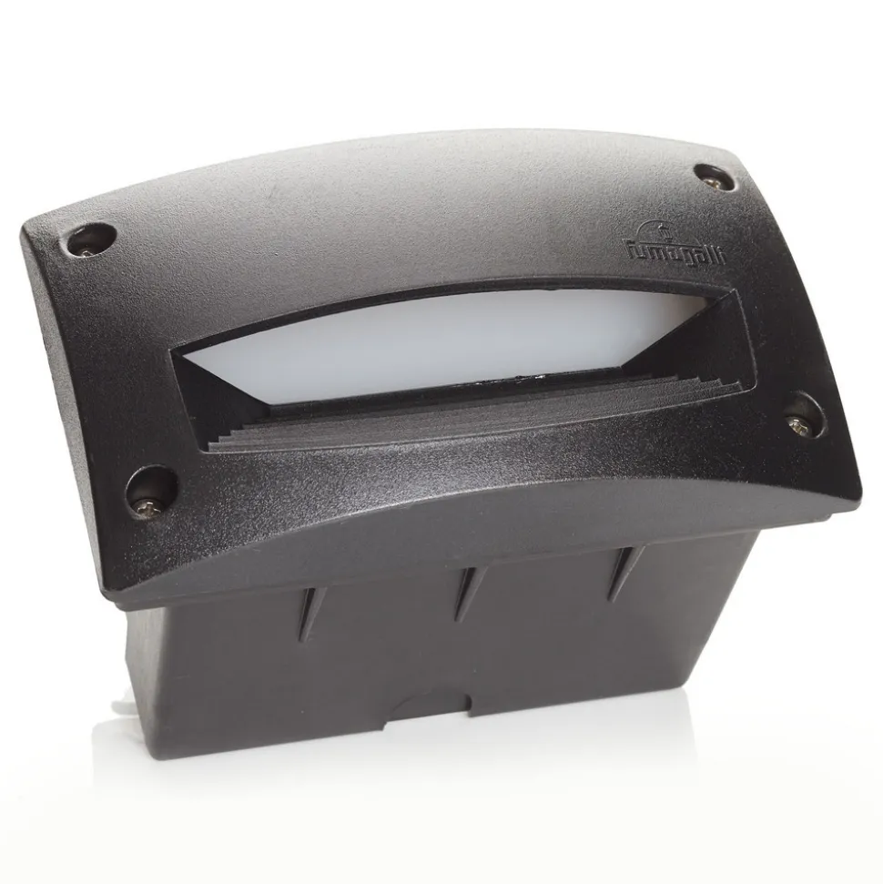 Leti LED-innfellingslampe 200-HS, svart opal CCT