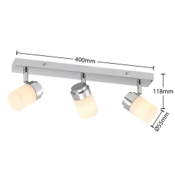 Lindby Alimari takspotlight i krom, lang