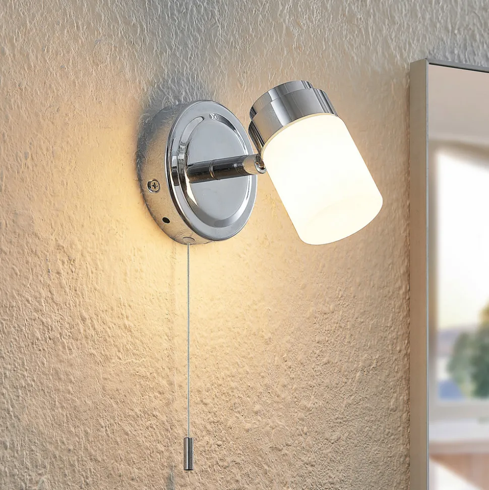 Lindby Alimari vegglampe, krom