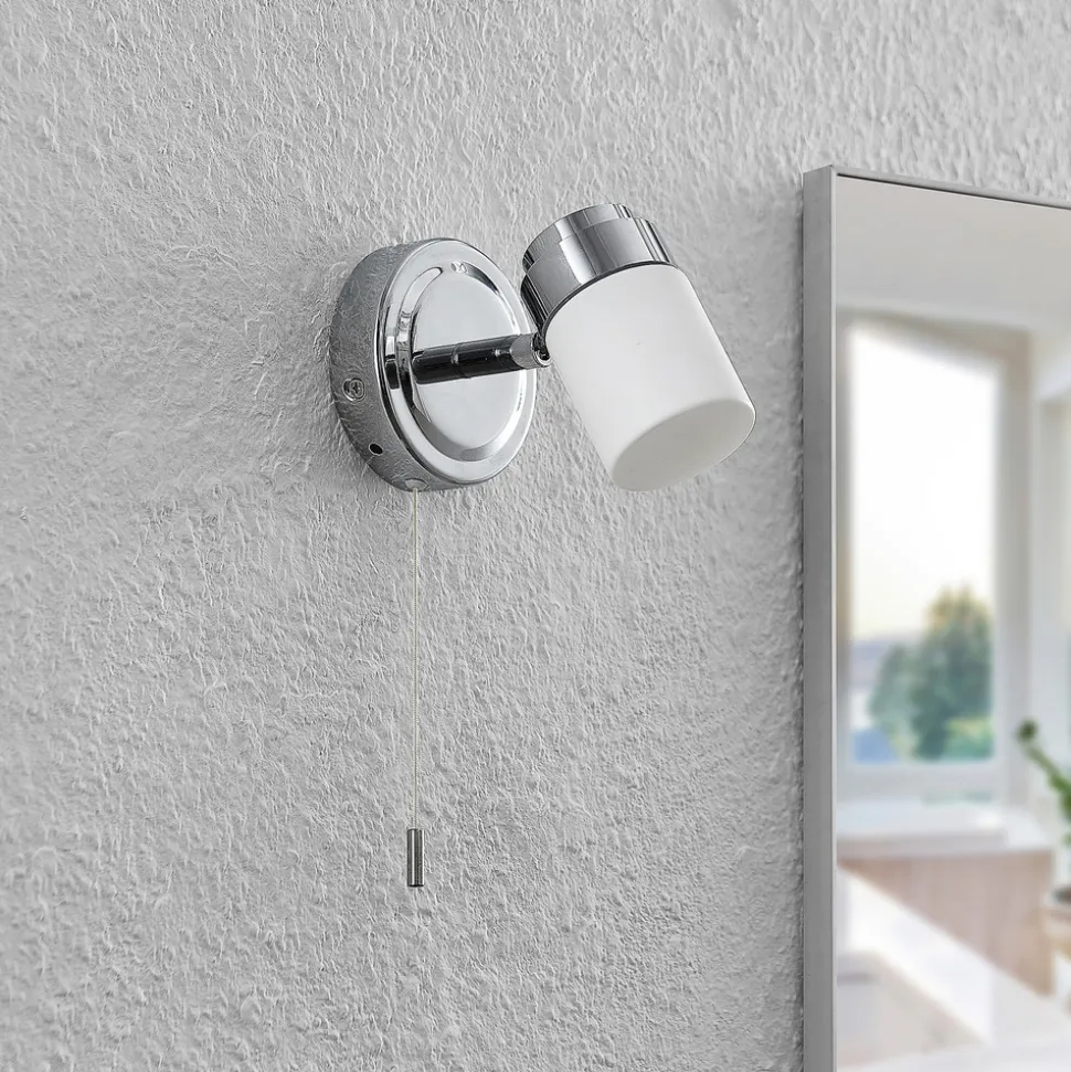 Lindby Alimari vegglampe, krom