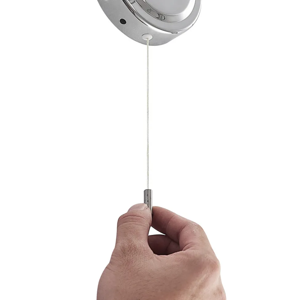 Lindby Alimari vegglampe, krom