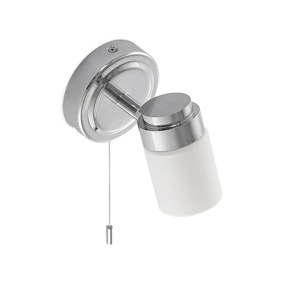 Lindby Alimari vegglampe, krom