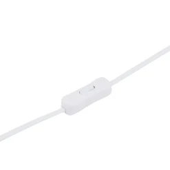 Lindby Andriana bordlampe, grønn/hvit, glass, Ø 15 cm