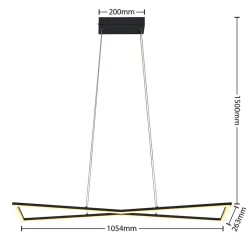 Lindby Arischa LED-hengelampe