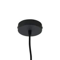 Lindby Arona utendørs hengelampe, Ø 38 cm, hvit