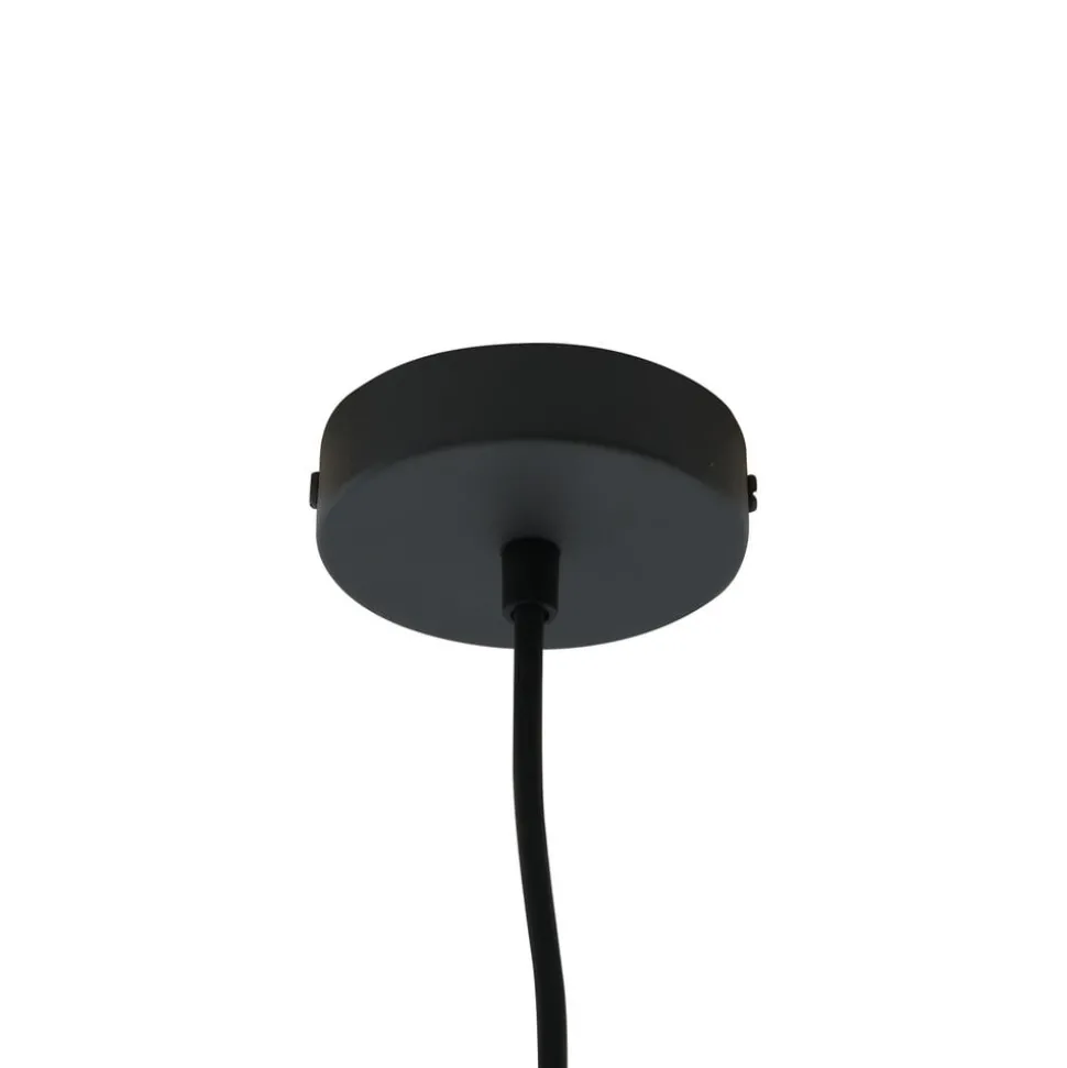 Lindby Arona utendørs hengelampe, Ø 38 cm, hvit