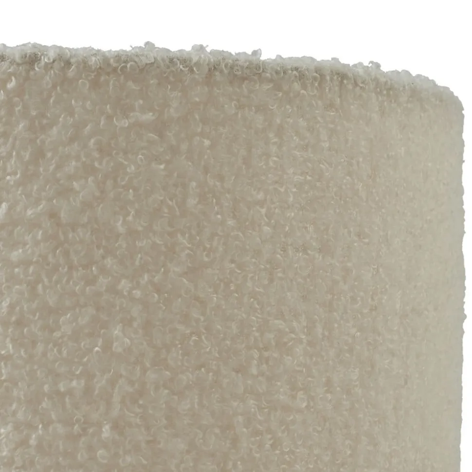 Lindby bordlampe Jone, hvit, tekstil, 30 cm