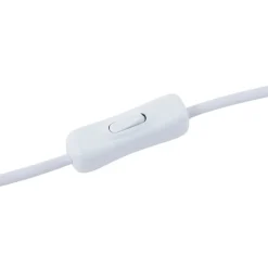 Lindby bordlampe Kerimi, keramikk, kremfarge