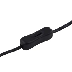 Lindby bordlampe Kirstan, beige, hvit, glass, stein, 33 cm