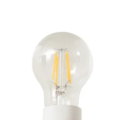 Lindby bordlampe Lennes, beige, glass, Ø 20 cm