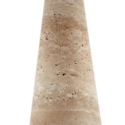 Lindby bordlampe Magritt, beige, metall, stein, 41 cm