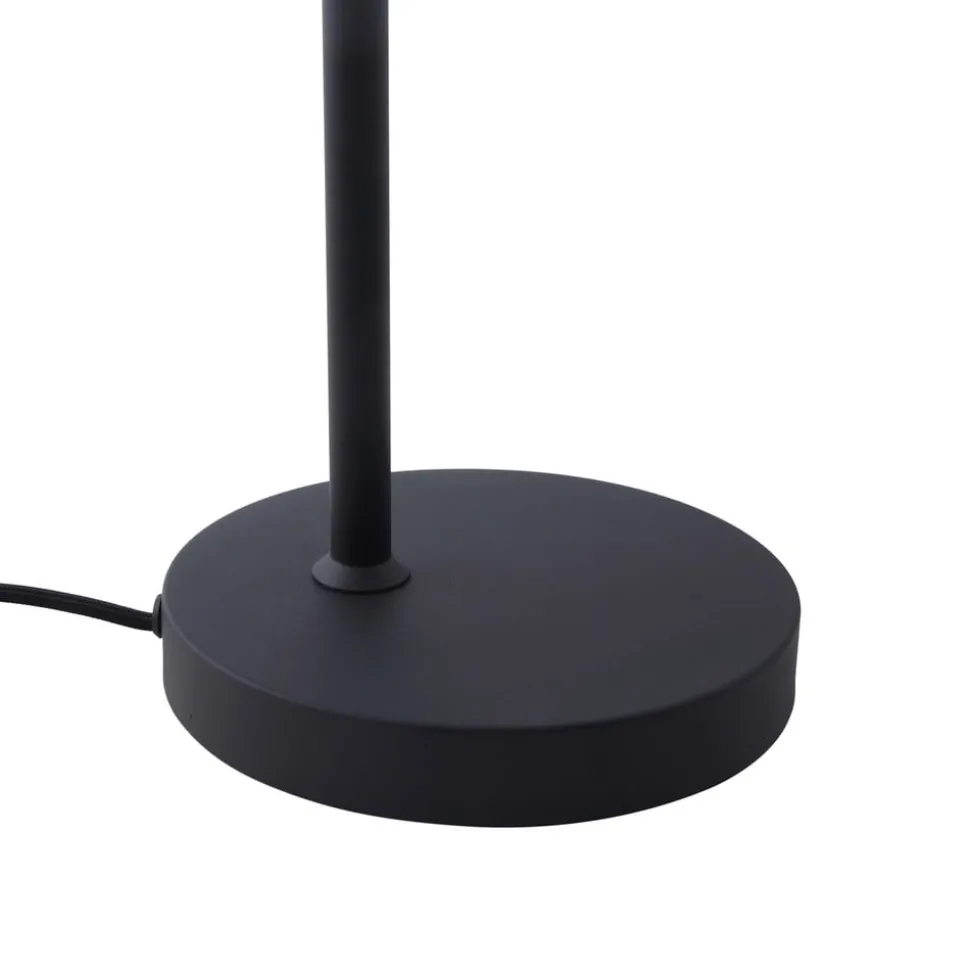 Lindby bordlampe Ovelia, grønn/svart, metall, E27