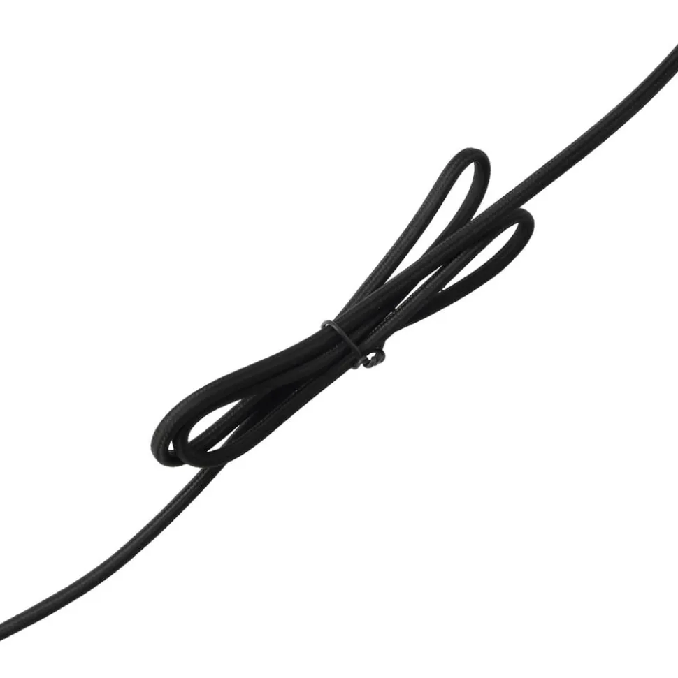 Lindby bordlampe Seasur, blågrå, keramikk, papir, 29 cm