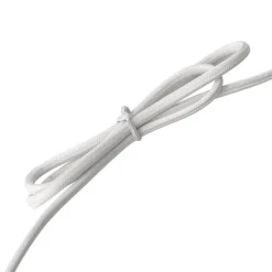 Lindby bordlampe Thalassia, hvit, Ø 26 cm, keramikk