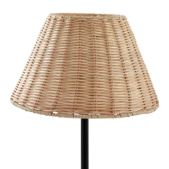 Lindby bordlampe Zyralia, trefarget, rotting, Ø 30 cm