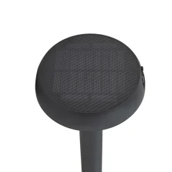 Lindby Brinca lampe med jordspyd, svart, PC, sensor