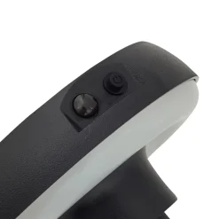 Lindby Brinca lampe med jordspyd, svart, PC, sensor