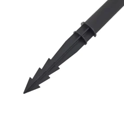 Lindby Brinca lampe med jordspyd, svart, PC, sensor