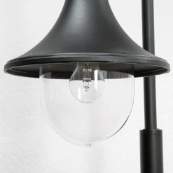 Lindby Daphne veilampe, 120 cm, svart, metall, E27