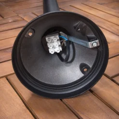 Lindby Daphne veilampe, 120 cm, svart, metall, E27