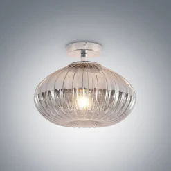 Lindby Defne taklampe, røykgrå