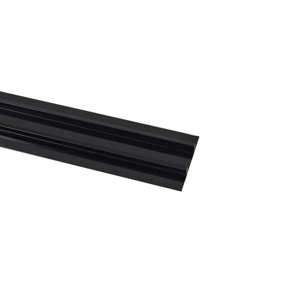 Lindby deksel Linaro, svart, 1-fase system, 50 cm