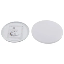 Lindby Doki LED taklampe for utendørs bruk, 34 cm, hvit, plast