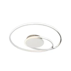 Lindby Dorle LED-taklampe, krom Ø 60 cm