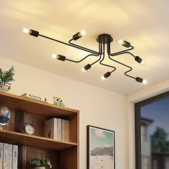 Lindby Elimar taklampe, 8 lyskilder