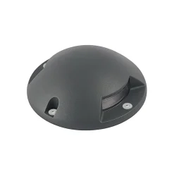 Lindby Huban gulv-spotlight med LED, 2 lyskilder
