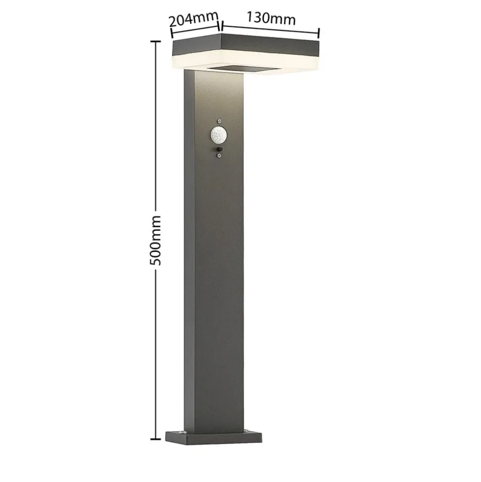 Lindby Laira LED-solcellesokkellampe, 50 cm