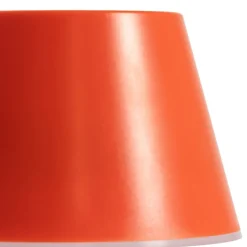 Lindby LED oppladbar lampe Gaja, rød, USB, IP44, RGBW, dimbar